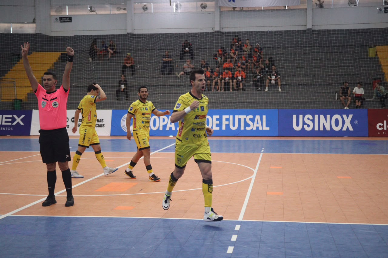 Assista ao vivo: Jaraguá Futsal enfrenta o Passo Fundo pela Copa Sul nesta quinta (24)