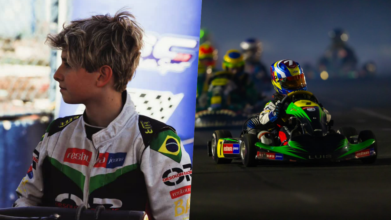 Aos 11 anos, piloto catarinense vai representar o Brasil em campeonato internacional de Kart na Itália