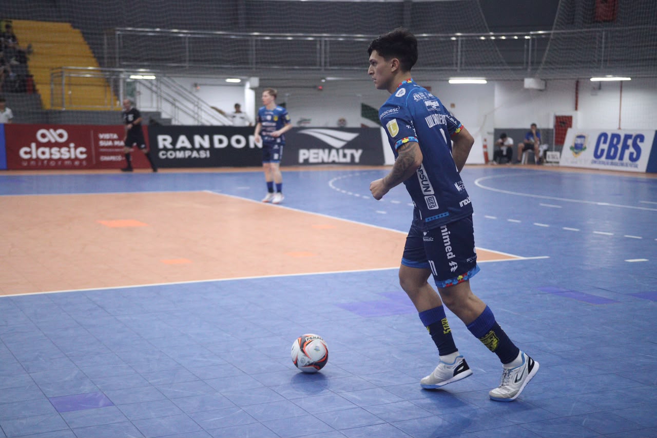 Jaraguá Futsal sofre virada no último minuto e perde para o Passo Fundo na Copa Sul