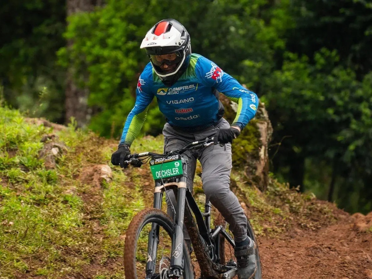 Jaraguaense vence principal categoria do downhill em etapa do Campeonato Gaúcho