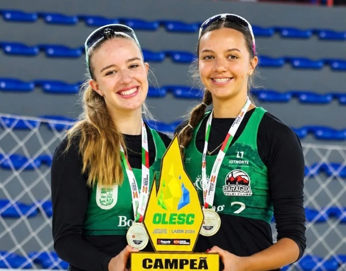 Campeãs da Olesc, atletas de Jaraguá do Sul são convocadas para Mundial de vôlei de praia