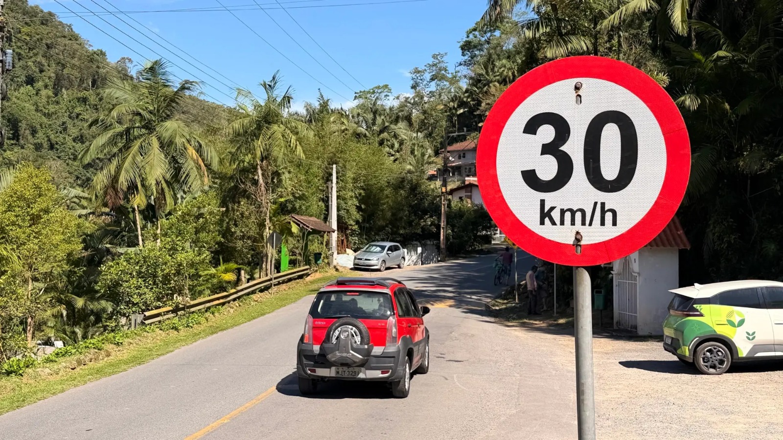 Jaraguá do Sul e Massaranduba vão reduzir velocidade de 60 para 30 km/h em trecho que liga as cidades