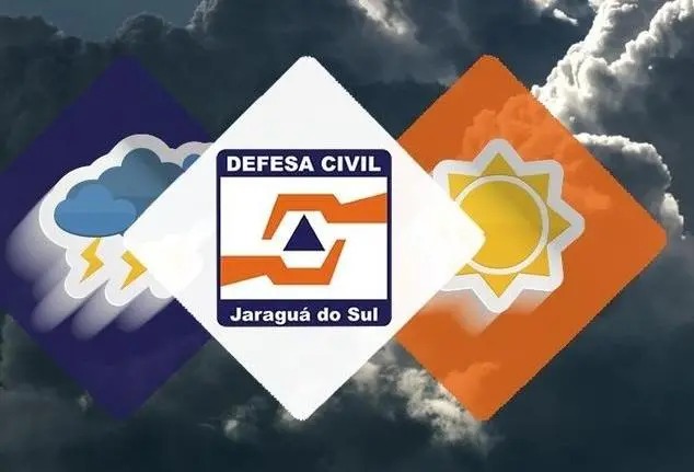 Jaraguá do Sul chega a 85 mm de chuva, registra oito ocorrências e tem trechos interditados