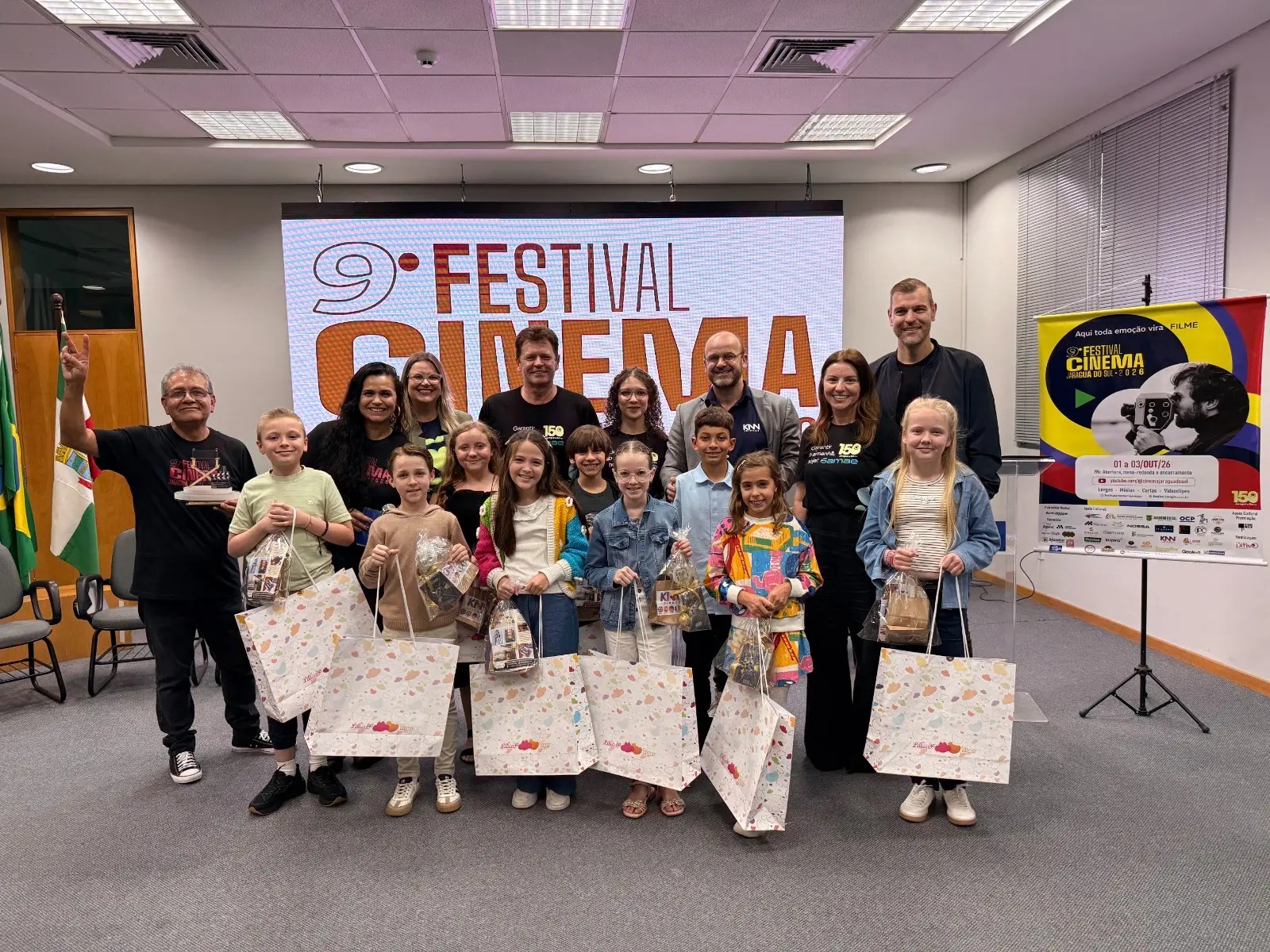 Estudantes de Jaraguá do Sul transformam saneamento em cinema e têm vídeos exibidos em festival