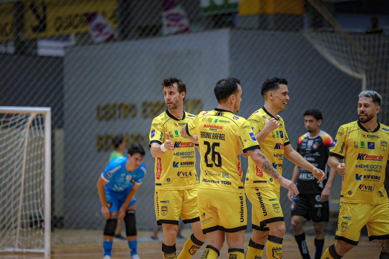Atropelo no Estadual: Jaraguá Futsal faz 19 a 2 no Blumenau nas quartas do Catarinense