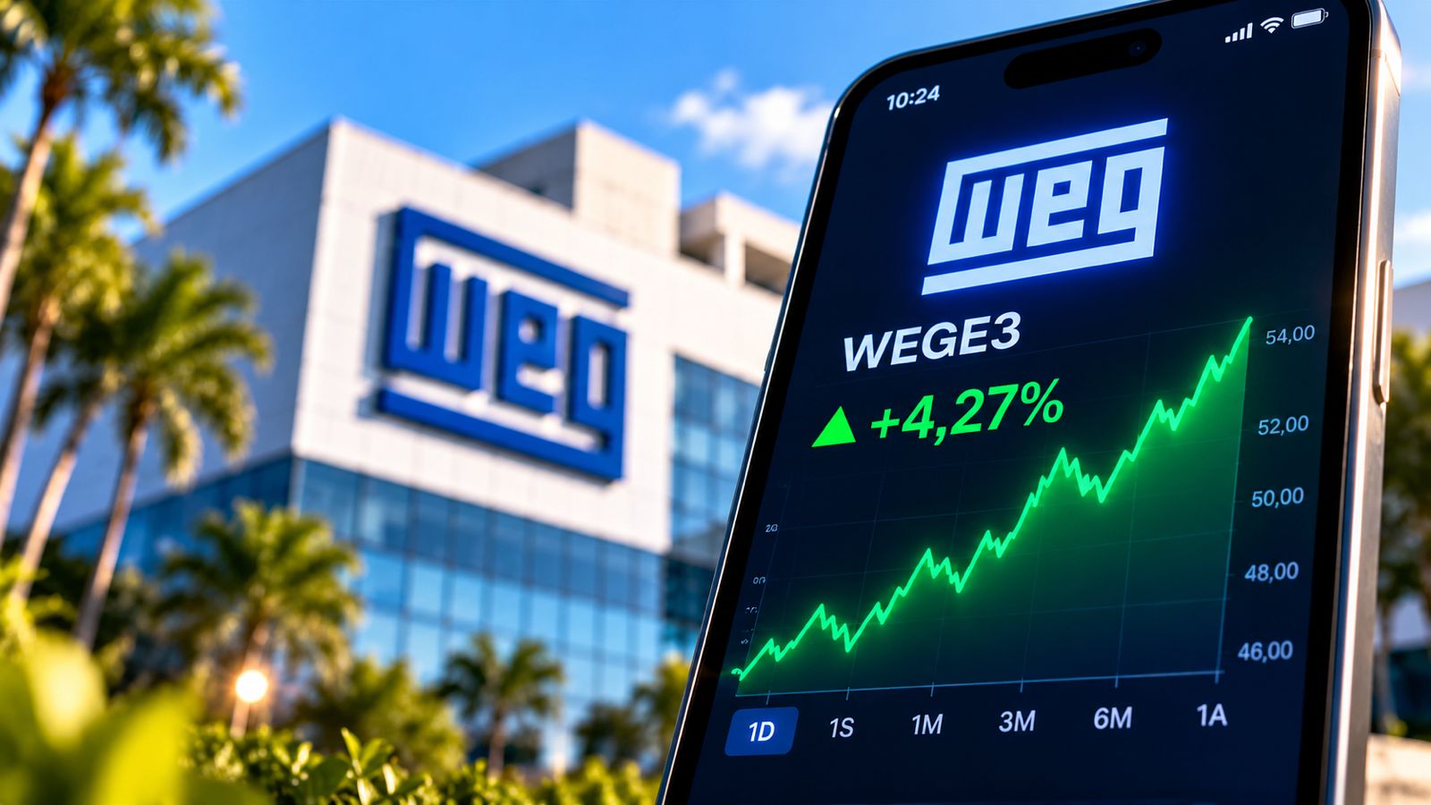 BTG vê potencial de valorização de 41% nas ações da WEG; Itaú também recomenda compra